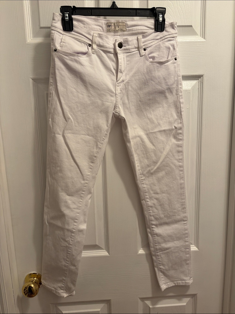 Free People White Skinny Women's Jeans